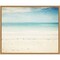 In the Clear (Beach) by Lupen Grainne 20-in. W x 16-in. H. Canvas Wall Art Print Framed in Natural